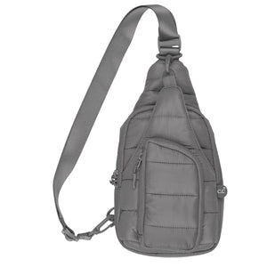 CC Bags Puffer Padding Sling Bag Cross Body - BGS4490 - By Contagious Wholesale