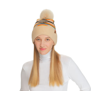 CC Beanie Aztec Pom Beanie - HTE0127 - By Contagious Wholesale