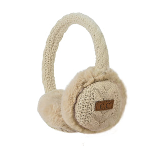 CC Brand Kids Faux Fur Sherpa Earmuffs - KD-EMS3661 - By Contagious Wholesale