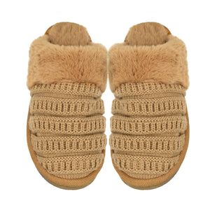 CC Beanie Popular knitted Slippers - SPE020A - By Contagious Wholesale