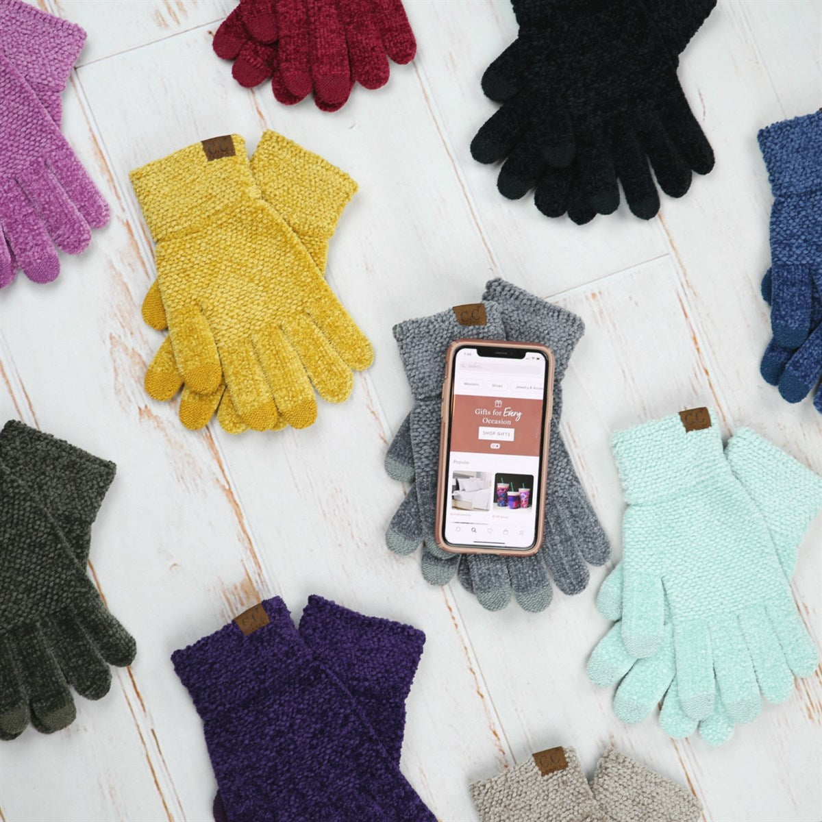 CC Chenille Touchscreen Glove ( G-9016 )