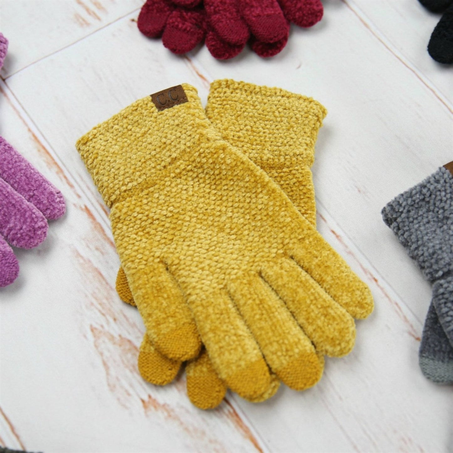 CC Chenille Touchscreen Glove ( G-9016 )