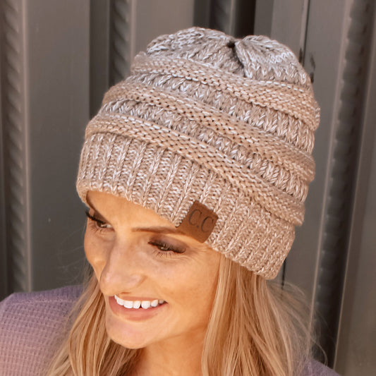 CC Two-Tone Super Soft Beanie ( YJ-800 )