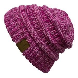 CC Crafted Multi Color Beanie 4-Tone ( YJ-816 )