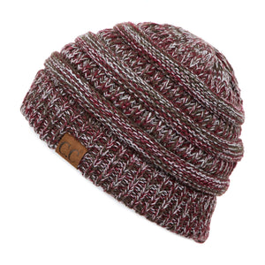 CC Crafted Multi Color Beanie 4-Tone ( YJ-816 )