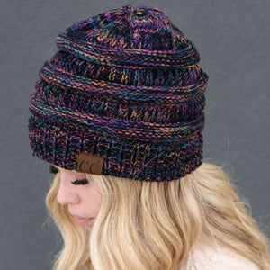 CC Crafted Multi Color Beanie 4-Tone ( YJ-816 )